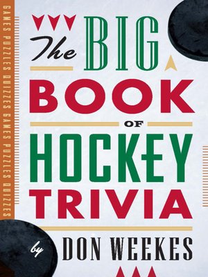cover image of The Big Book of Hockey Trivia